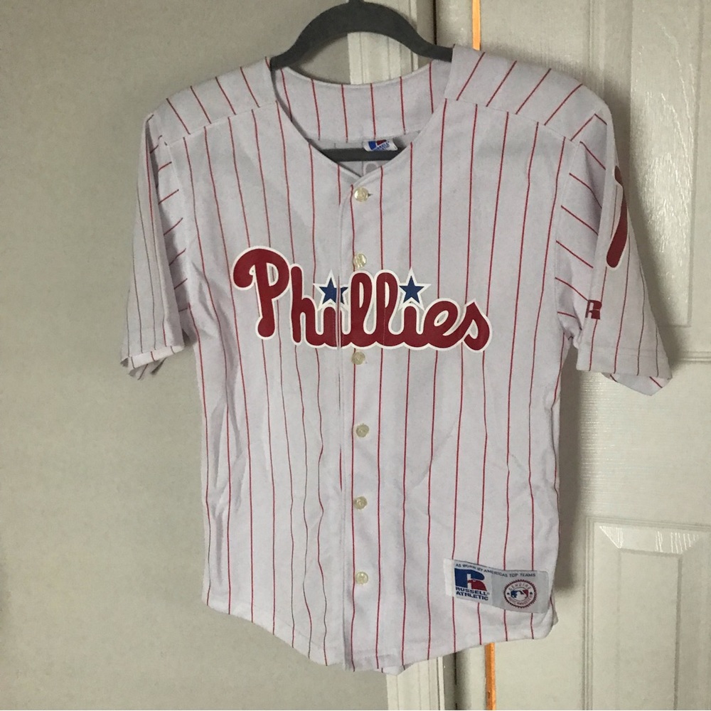 Vintage Phillies baseball jersey Scott Rolen  kids sz 10/12.